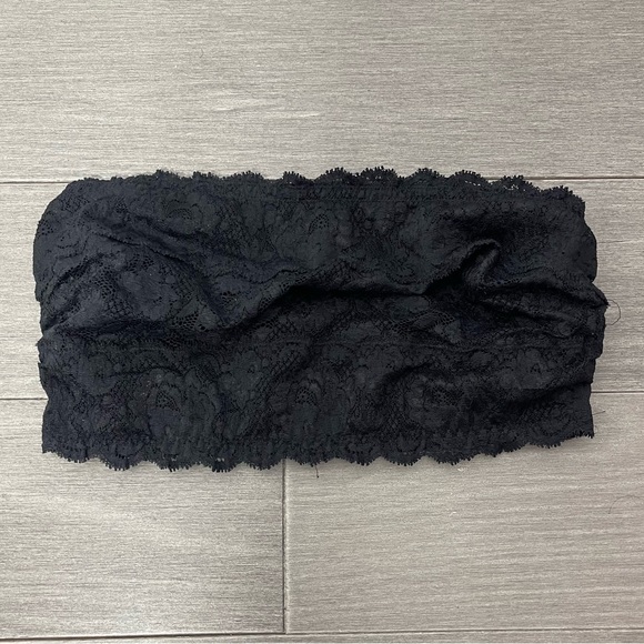 Cosabella Flirtie Bandeau Bra Top in Black Lace Strapless Size S - Picture 6 of 12